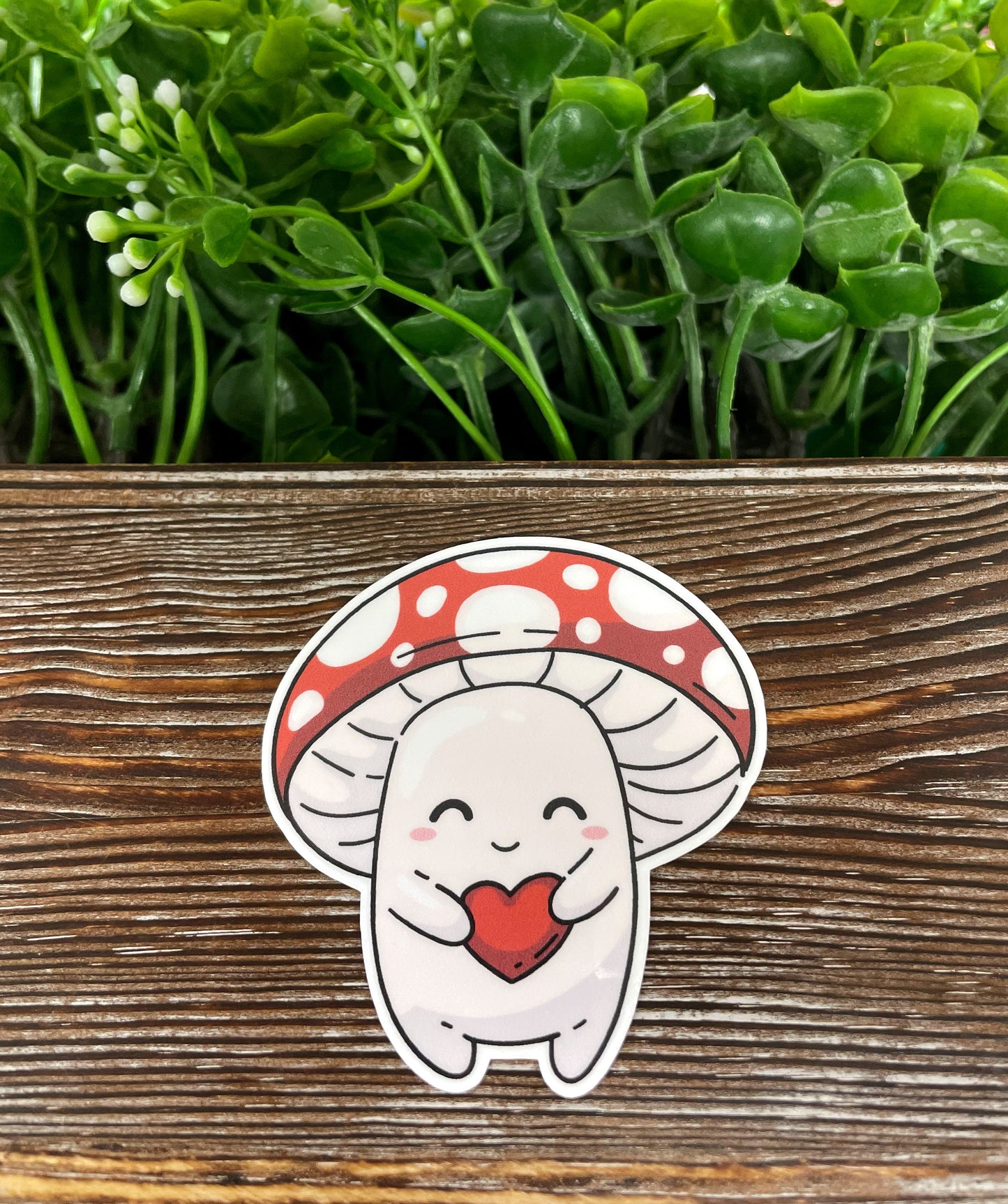 Cute Kawaii Mushroom Sticker |Sticker or Magnet