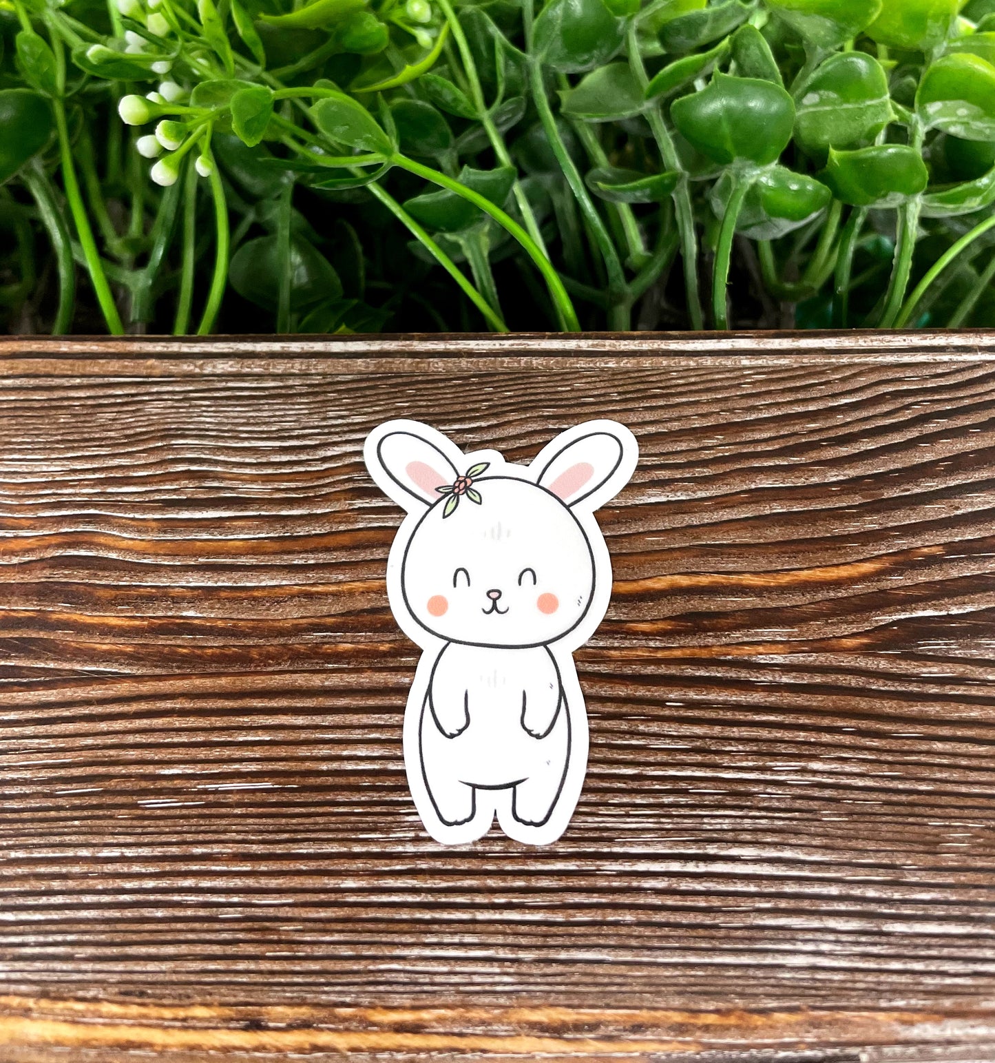 Cute Rabbit Sticker |Sticker or Magnet