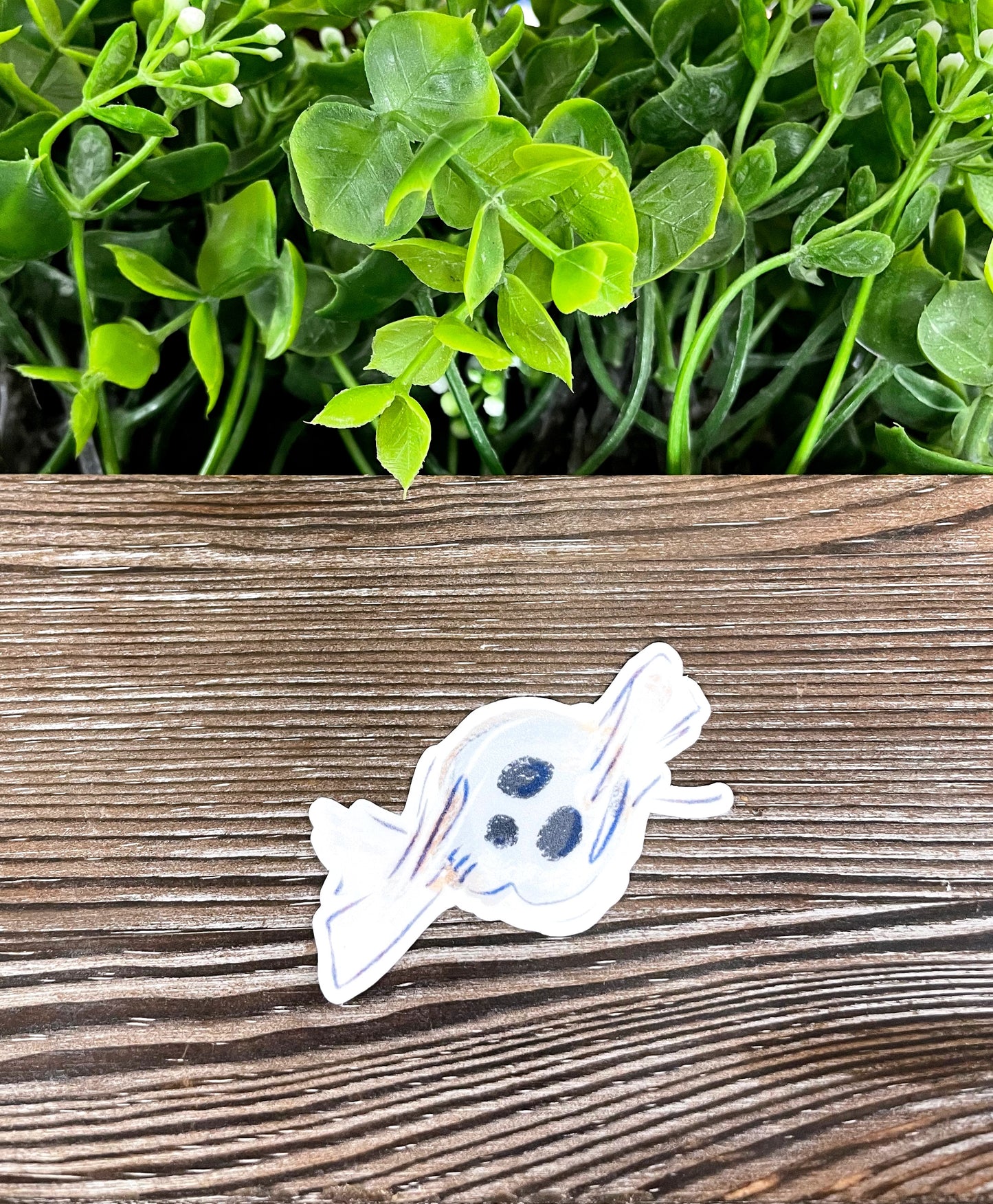 Skull Candy, Die Cut Vinyl Sticker, Boho Fun, Water Resistant, Spooky Halloween, Gothic Wedding |Sticker or Magnet