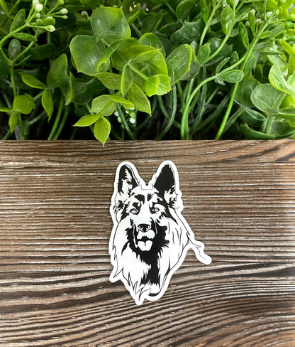 German Shepherd Sticker |Sticker or Magnet