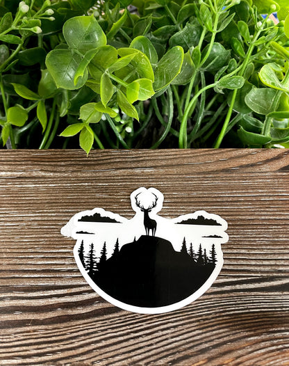 Deer Sticker, Buck |Sticker or Magnet