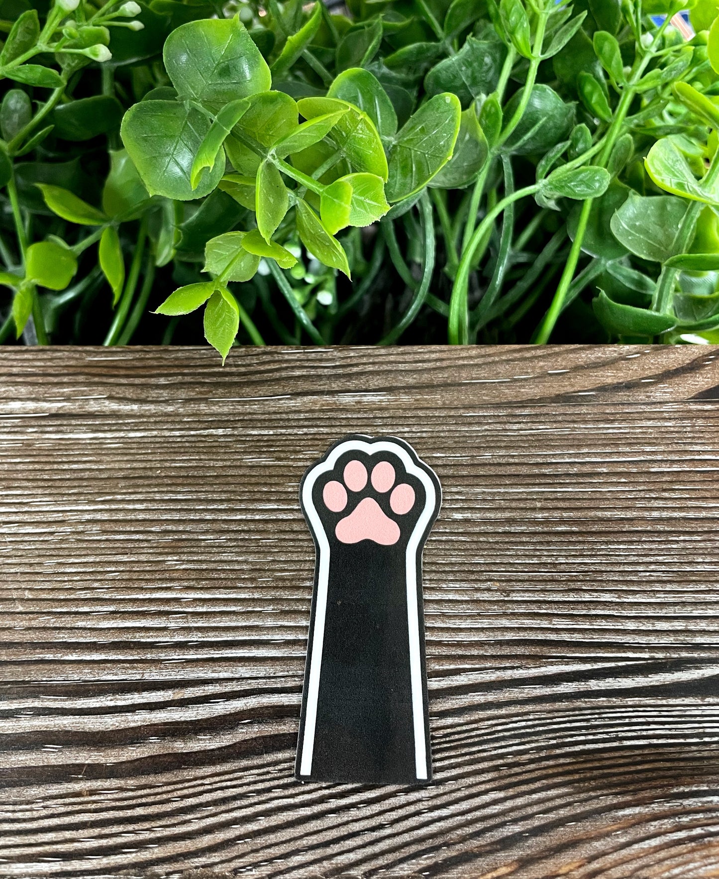 Black Cat Paw Sticker |Sticker or Magnet
