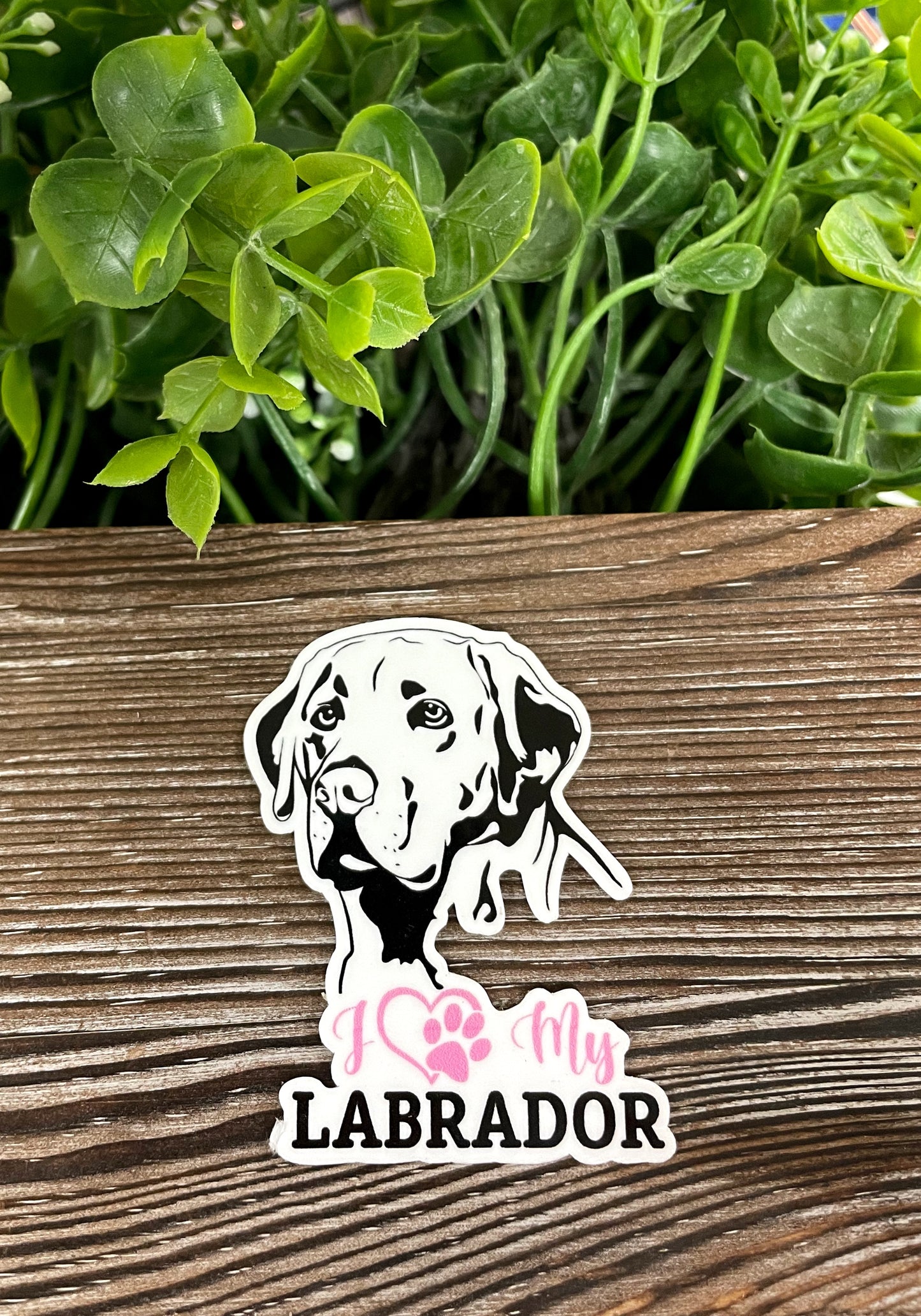 I Love my Labrador Sticker, Dog Breed |Sticker or Magnet
