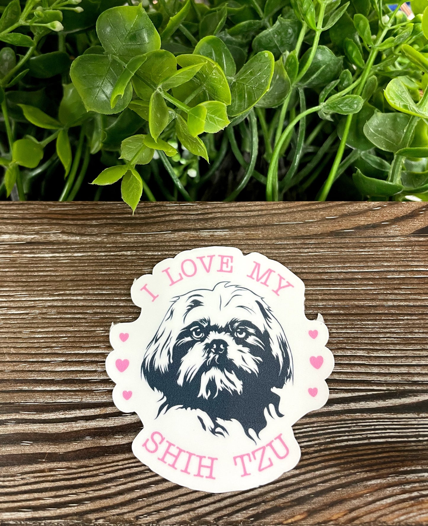 I Love my Shih Tzu Sticker, Dog Breed |Sticker or Magnet