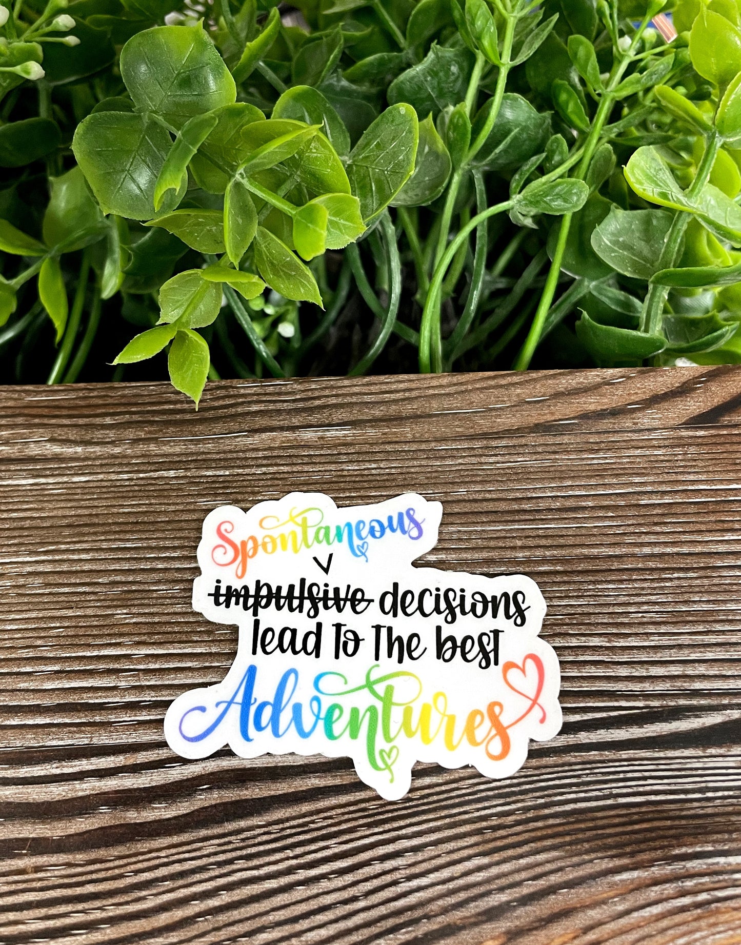 Adventures Sticker, Die Cut Vinyl Sticker, Boho Fun, Water Resistant, Human Rights Equality Women Support, Neurodivergent ADHD |Sticker or Magnet