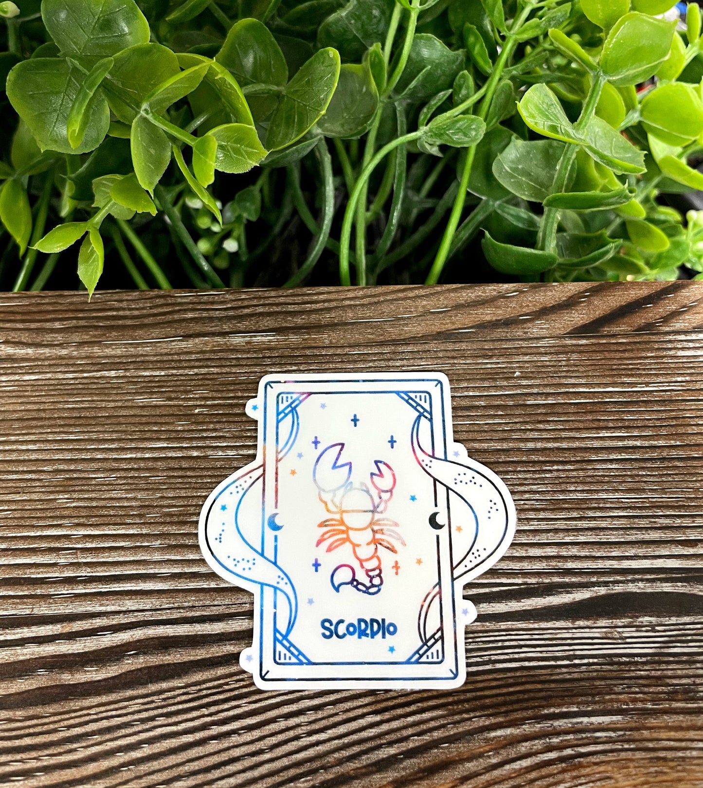 Scorpio Zodiac Tarot Card Sticker |Sticker or Magnet