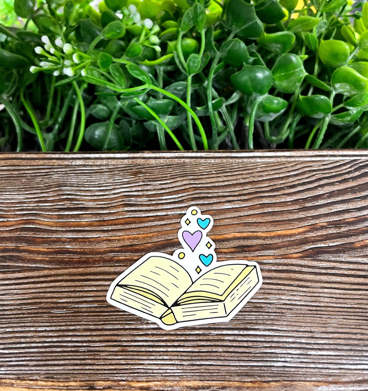 Witch's Spell Book, Die Cut Vinyl Sticker, Boho Fun, Water Resistant, Halloween Spooky Wiccan Magic |Sticker or Magnet