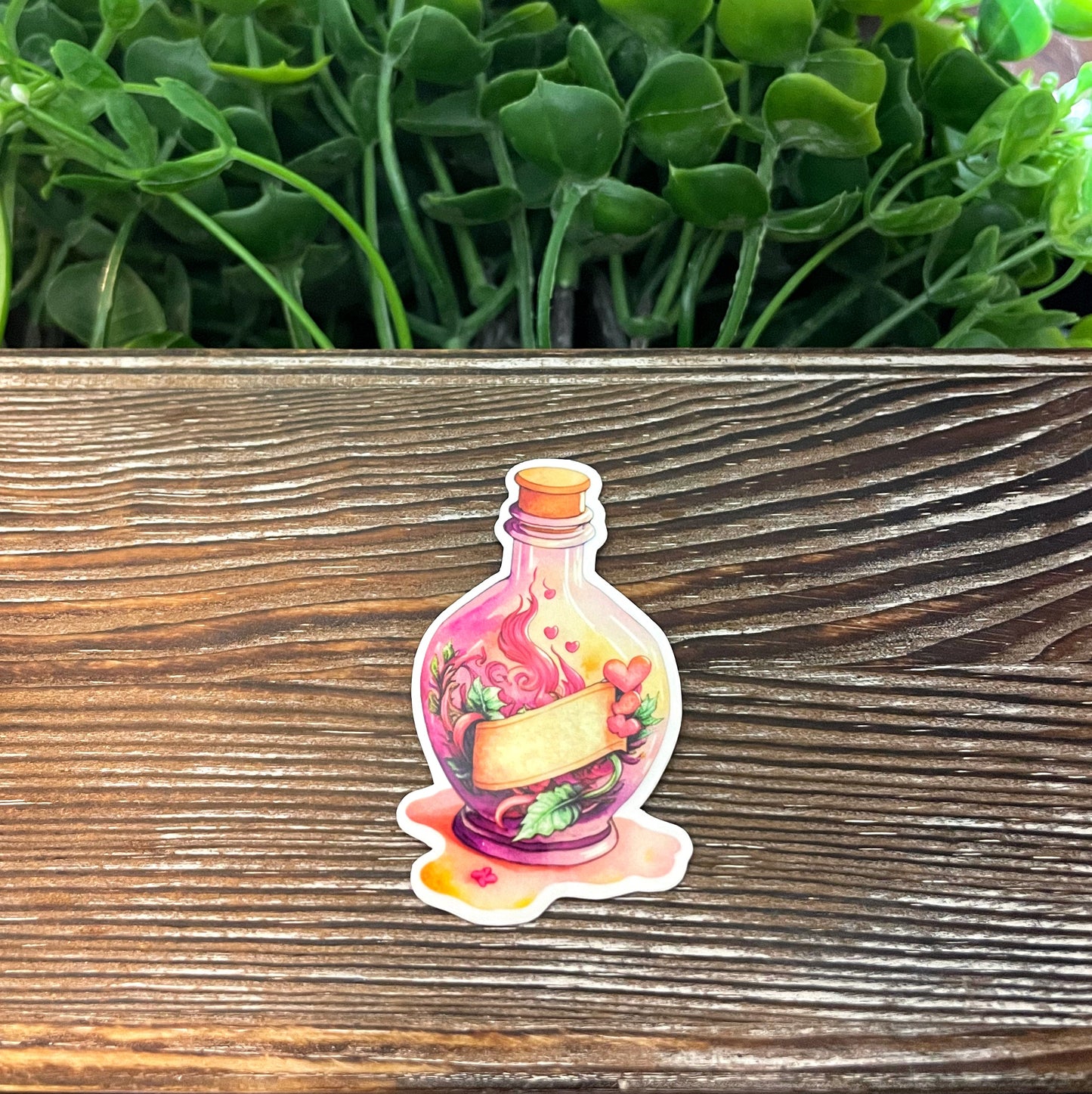 Spell Jar |Lightweight Vinyl Sticker or Magnet |Boho Fun |Refrigerator Fridge Car |Fantasy Mythical Item |Witch Wizard |Sticker or Magnet