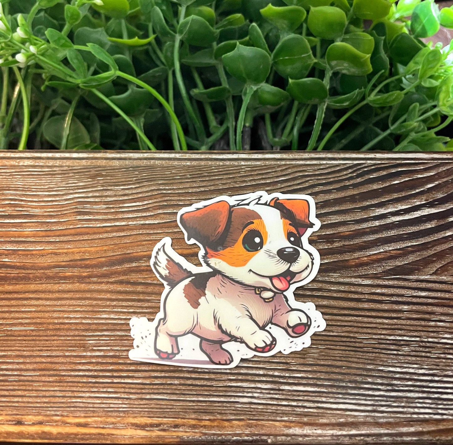 Jack Russell Terrier |Lightweight Vinyl Sticker or Magnet |Refrigerator Fridge Car |Dog Mom Pet Dad |Animal Lover |Cute Puppy |Sticker or Magnet
