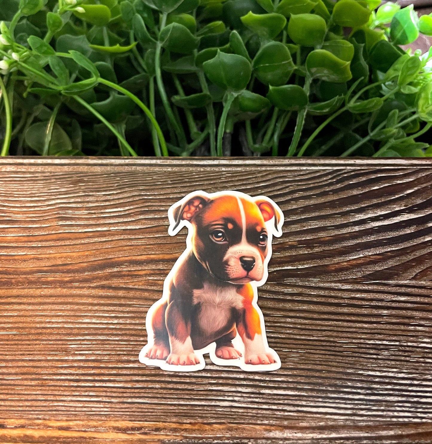 American Pit Bull Terrier |Lightweight Vinyl Sticker or Magnet |Refrigerator Fridge Car |Dog Mom Pet Dad |Animal Lover |Cute Puppy |Sticker or Magnet