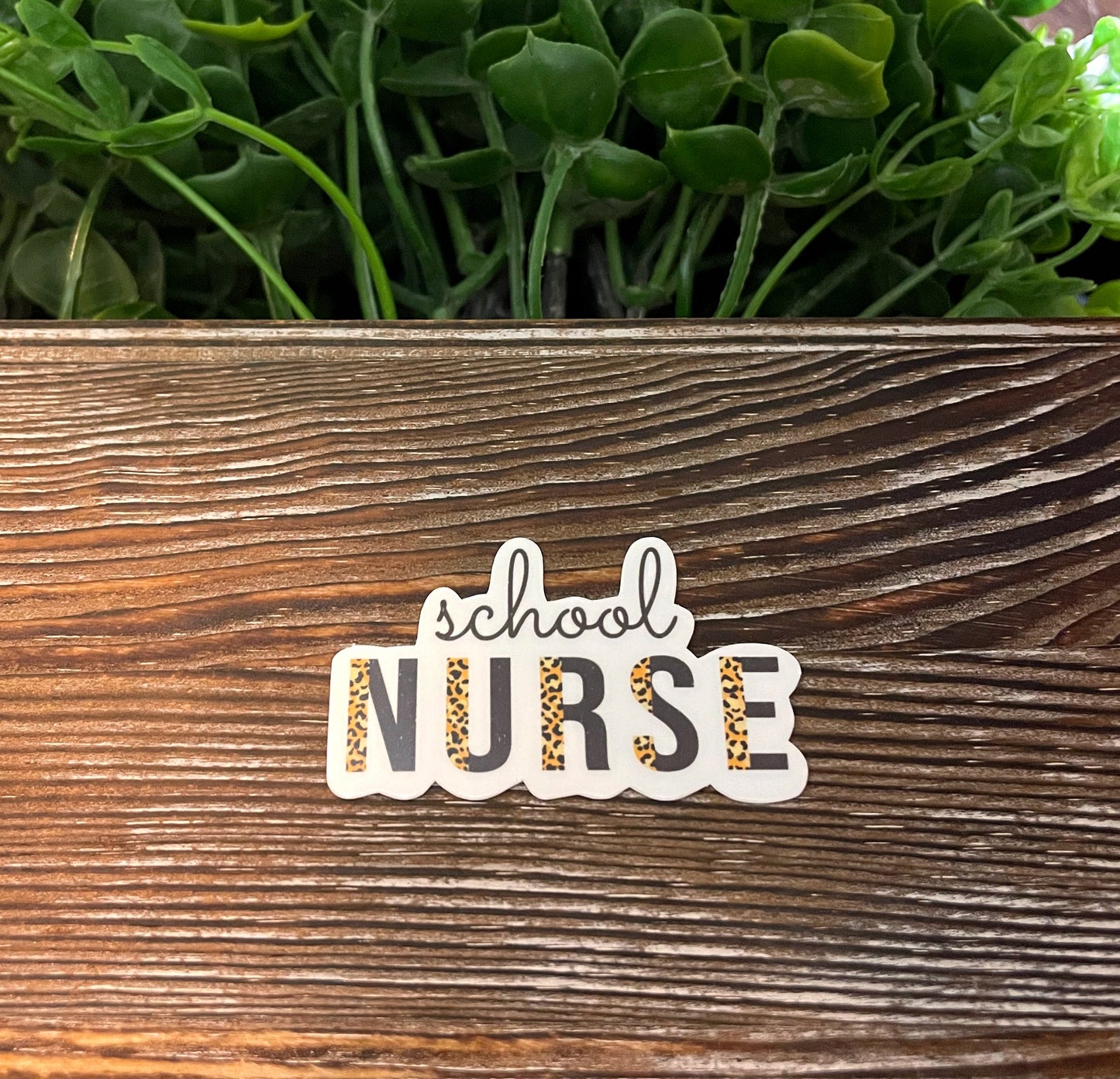 School Nurse Sticker |Vinyl Sticker or Magnet |Refrigerator Fridge Car |Nursing Student |Staff Gift |Medical Appreciation |Sticker or Magnet