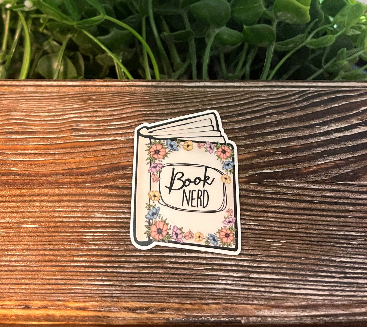 Book Nerd |Vinyl Sticker or Magnet |Refrigerator Fridge Car |Learn Knowledge |Love to Read |Gift for Reader |Funny Quote |Sticker or Magnet