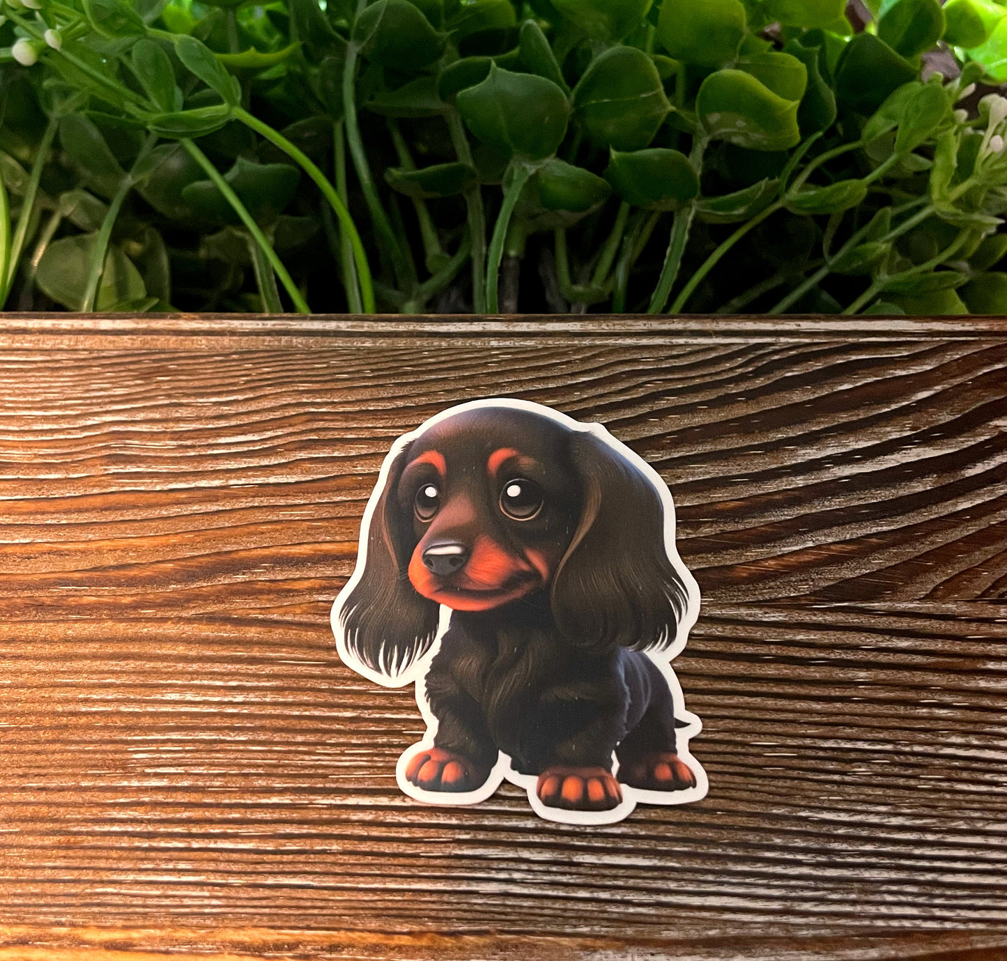 Dachshund |Lightweight Vinyl Sticker or Magnet |Boho Fun |Refrigerator Fridge Car |Dog Mom Animal Lover |Pet Breed |Sticker or Magnet
