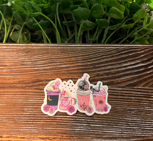 Magical Drinks |Lightweight Vinyl Sticker or Magnet |Boho Fun |Refrigerator Fridge Car |Fantasy Mythical Item |Witch Wizard Spells |Sticker or Magnet