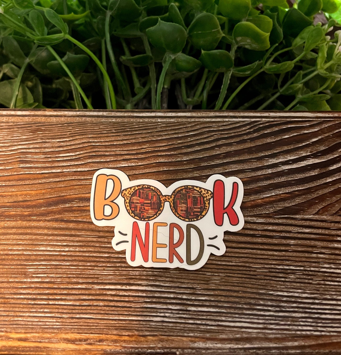 Book Nerd |Vinyl Sticker or Magnet |Refrigerator Fridge Car |Learn Knowledge |Love to Read |Gift for Reader |Sticker or Magnet