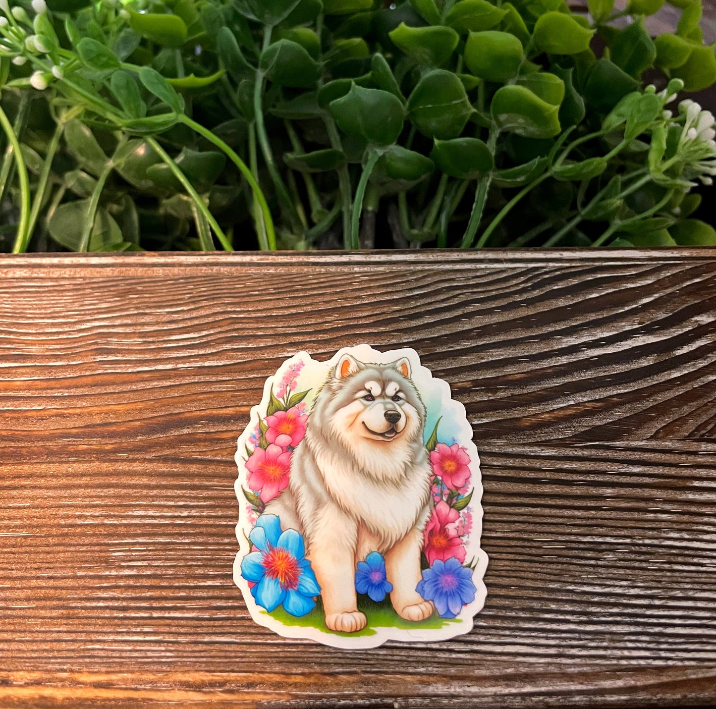 Alaskan Malamute Sticker or Magnet |Boho Fun |Refrigerator Fridge Car |Dog Mom Animal Lover |Pet Breed |Sticker or Magnet