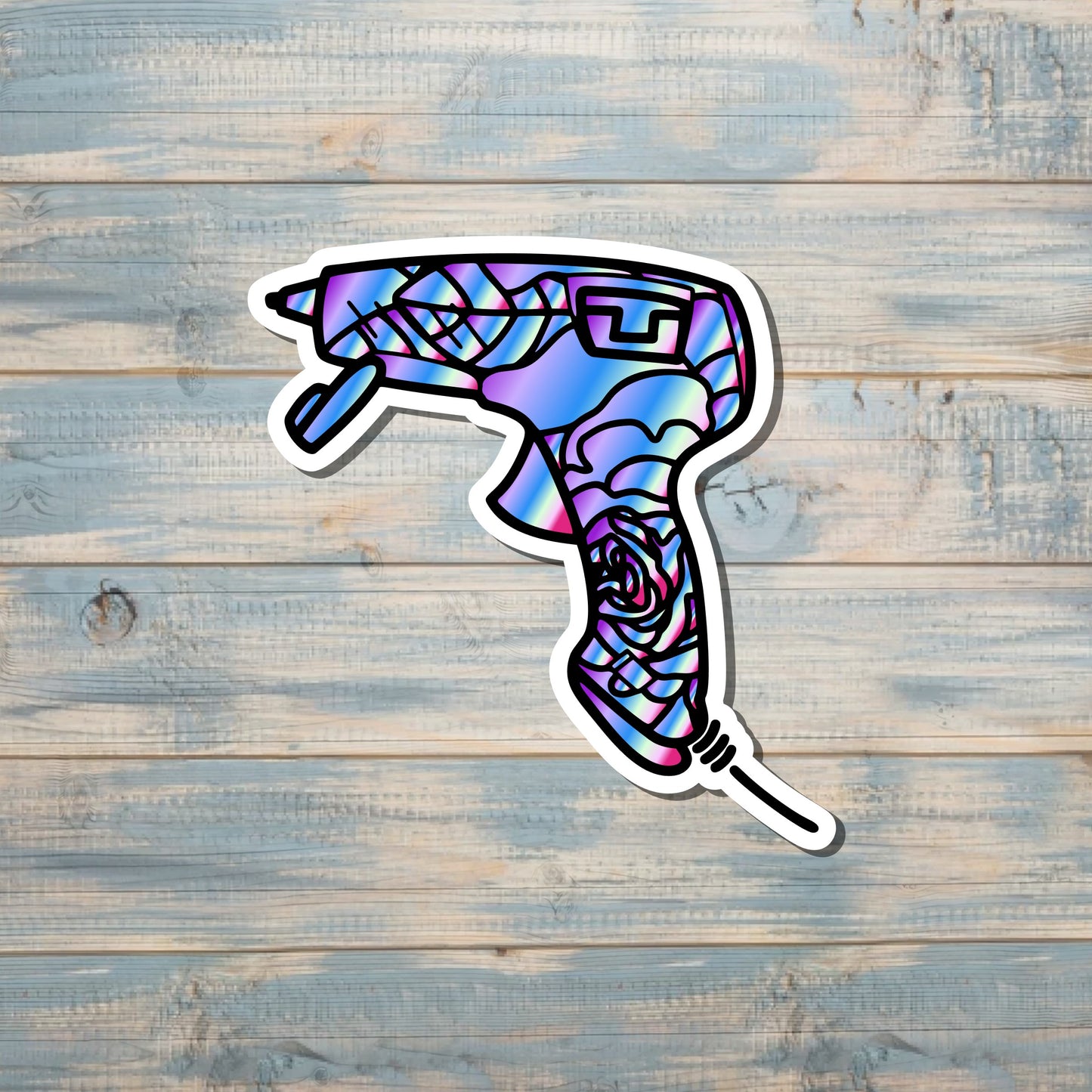 Glue Gun Sticker, Crafting Hobby, Die Cut Sticker |Sticker or Magnet