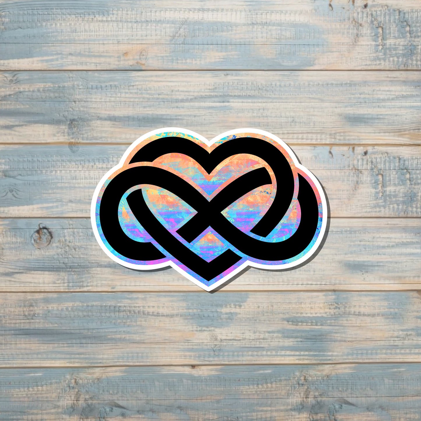 Infinity Heart Sticker |Sticker or Magnet