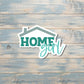 Home Girl Real Estate, Die Cut Vinyl Sticker, , Boho Fun, Water Resistant |Sticker or Magnet