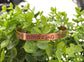 Be Amazing Today Hand Stamped Cuff Bracelet - Can be d - Handmade by Marlayna