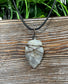 Wire Wrapped Arrowhead Pendant - Handmade by Marlayna