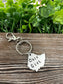 Ohio Girl Hand Stamped Key Chain Home State - Handmade by Marlayna