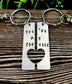 You’re My Forever Hand You’re My Forever Stamped Key Chain Set Boyfriend Gift Valentines Day - Handmade by Marlayna