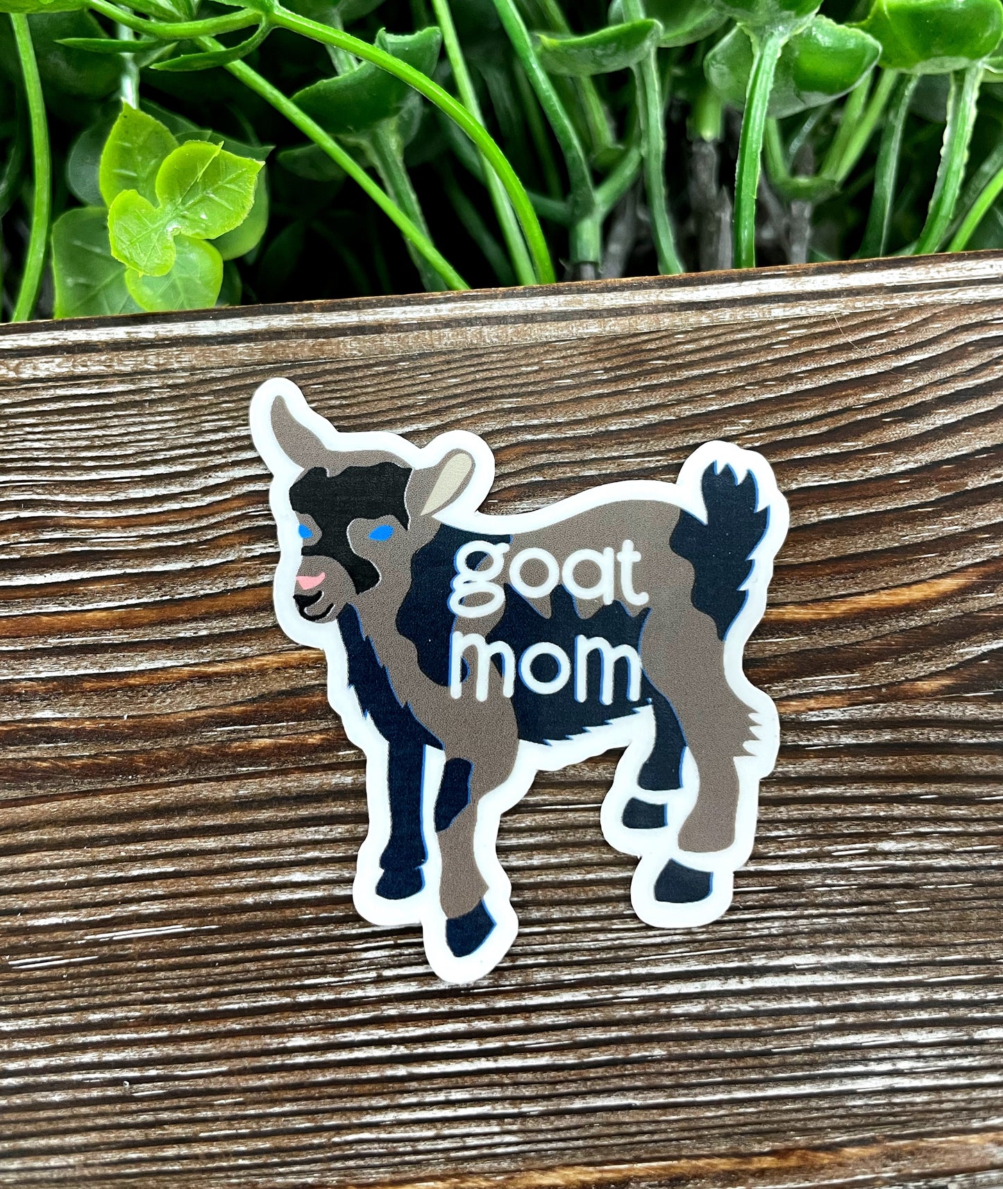 Goat Mom Die Cut Sticker, Graphic Art Sticker, Vinyl, |Sticker or Magnet