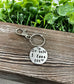 Be Safe I Love You Hand Stamped Key Chain - Handmade by Marlayna