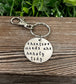 Creative Minds are Rarely Tidy Hand Stamped Key Chain - Handmade by Marlayna