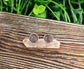 Copper Swirl Stud Earrings - Handmade by Marlayna