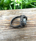 Labradorite wire wrapped ring, handmade crystal ring, boho rings, Agate rings, bohemian ring, wire wrapped jewelry - Handmade by Marlayna