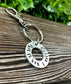 This is how I roll Gamer Dice Themed Hand Stamped Key Chain - Handmade by Marlayna