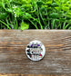 One More Chapter Stack of Books Reading Graphic Art Button / Pin 1.25” - Handmade by Marlayna