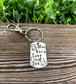 d Pet Names Fun Animal Themed Hand Stamped Key Chain - Handmade by Marlayna