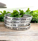 Llama is my Spirit Animal Hand Stamped Cuff Bracelet - Can be d - Handmade by Marlayna