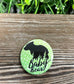 Baby Bear Green Graphic Art Button / Pin 1.25” - Handmade by Marlayna