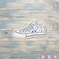 Blue Vintage Skeleton Keys Low Top Shoes Sticker |Sticker or Magnet