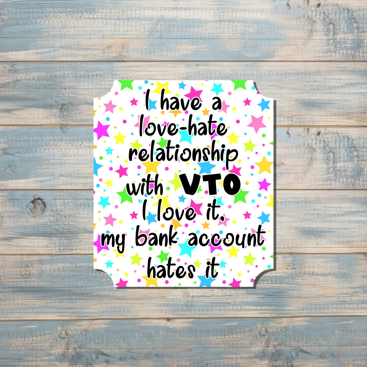 Voluntary Time Off Sticker, Mental Health Sticker, Funny Adult Humor, Tumbler Decal, Laptop Sticker, VTO Sticker, Customer Service Representative, Gift for Co-Worker |Sticker or Magnet