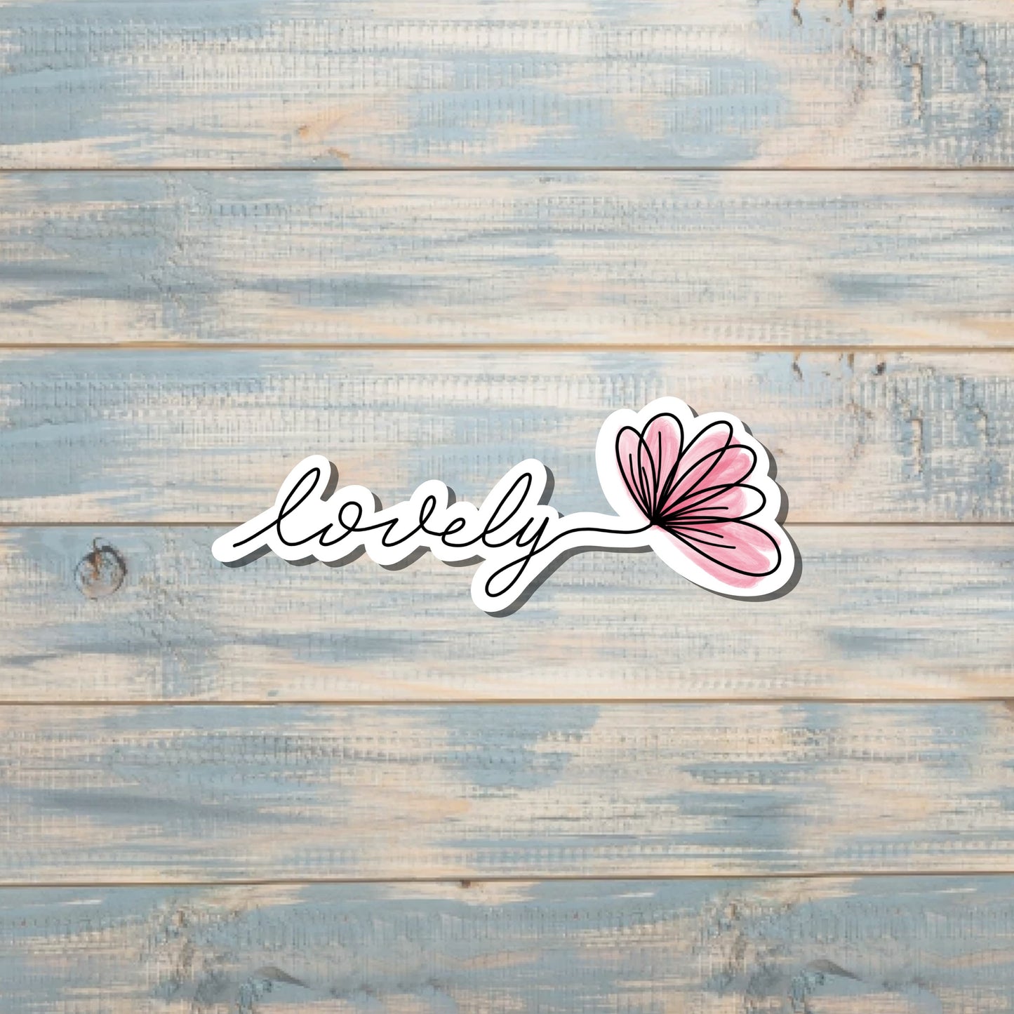 Lovely Script Lettering, Die Cut Sticker, Graphic Art Sticker, Vinyl, , Inspire Motivate |Sticker or Magnet