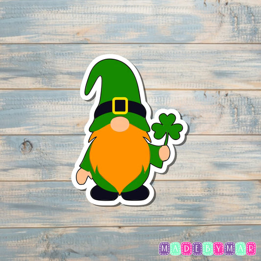 Bearded Gnome Sticker |Sticker or Magnet