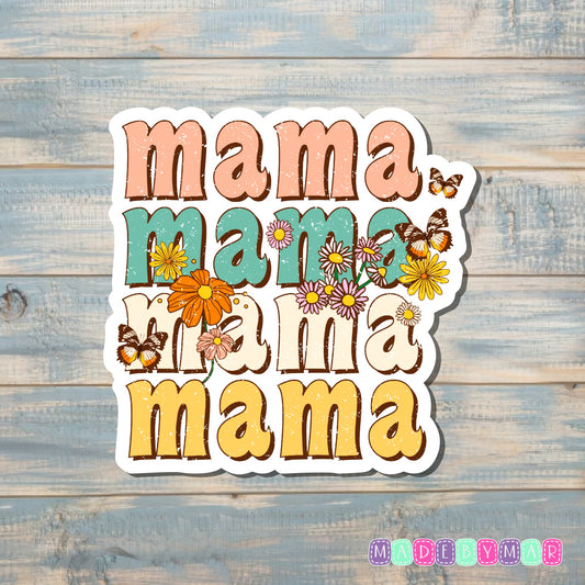 Vintage Mama Mama Mama |Sticker or Magnet | Mother's Day