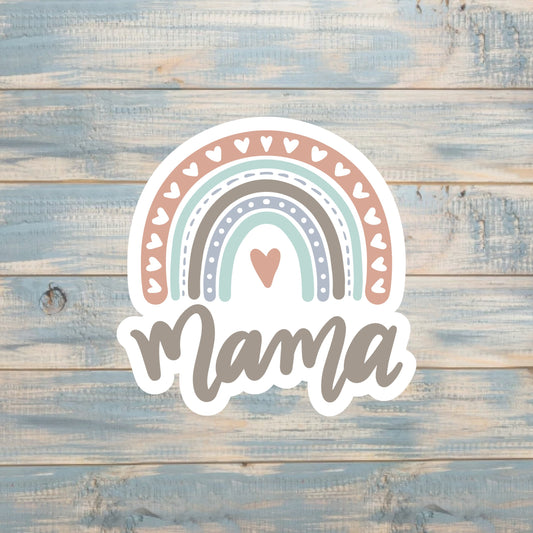 Mama Pastel Rainbow |Sticker or Magnet | Mother's Day