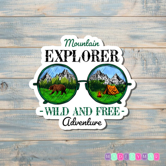 Mountain Explorer |Sticker or Magnet