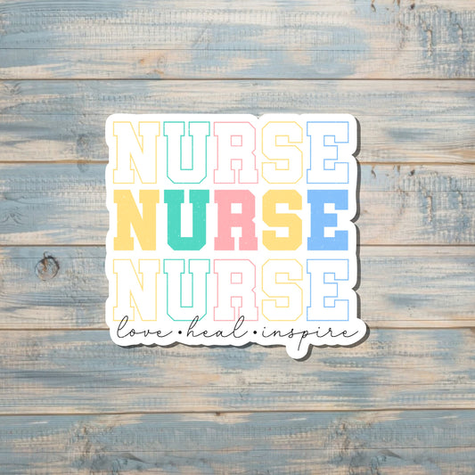 Nurse Nurse Nurse Sticker |Sticker or Magnet