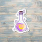 Cute Potion Bottle, Die Cut Sticker, Graphic Art Sticker, Vinyl, , Inspire Motivate |Sticker or Magnet