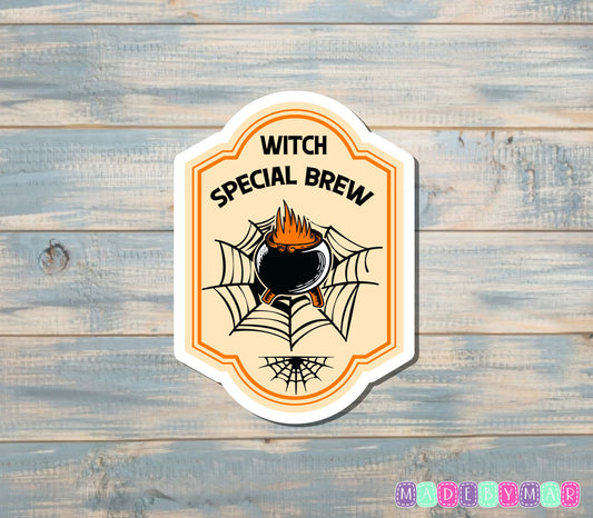 Witch Special Brew |Sticker or Magnet | Potion Label