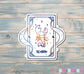 Scorpio Zodiac Tarot Card Sticker |Sticker or Magnet