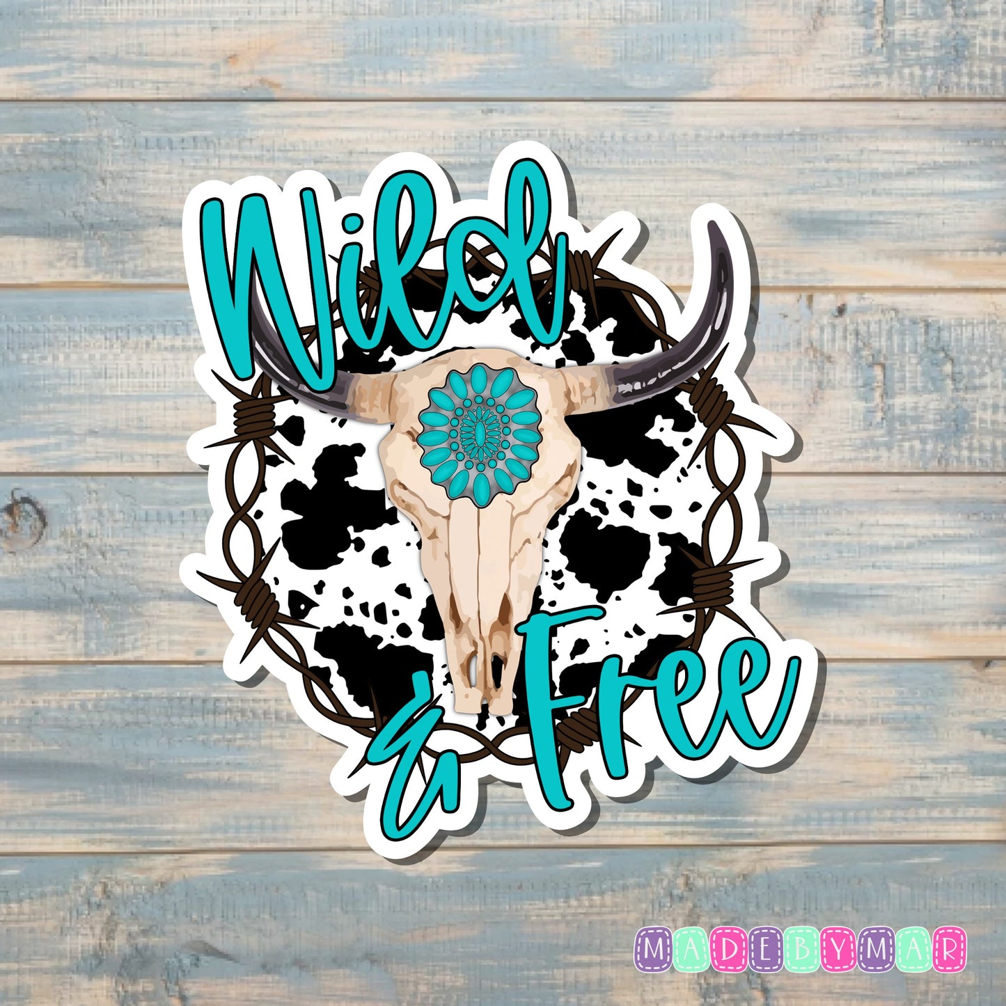 Boho Wild and Free |Sticker or Magnet